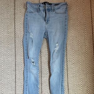 Hollister light blue jeggings